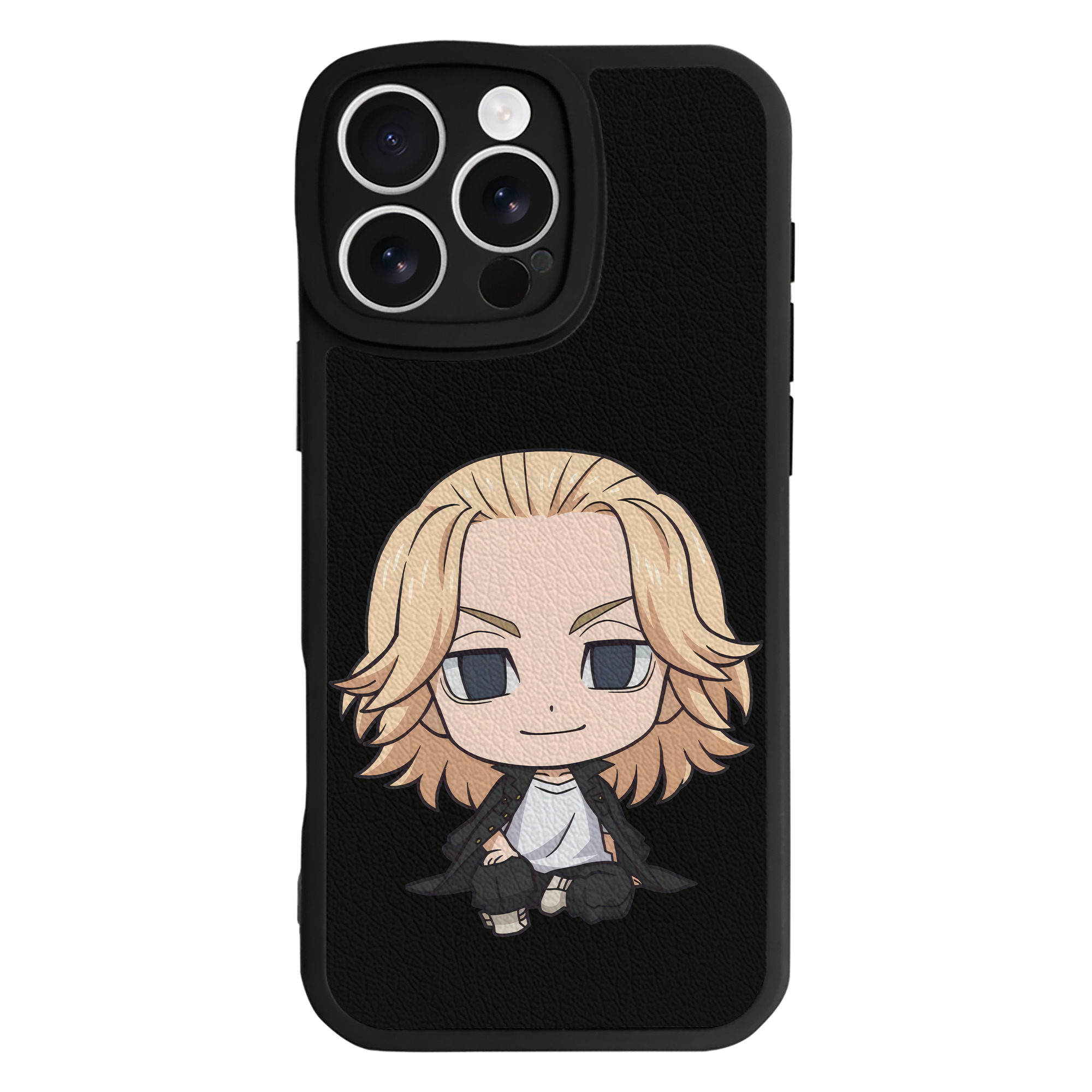 （画像用） 東京リベンジャーズ Tokyo Revengers 【iPhone 16シリーズ対応】シリコンスマホケース（レザー調） 材質：シリコン